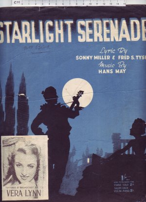 Starlight serenade - Old Sheet Music by Prowse