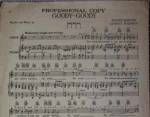 Goody goody - Old Sheet Music by Victoria