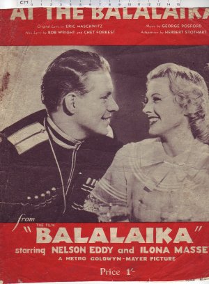 At the balalaika - Old Sheet Music by Prowse