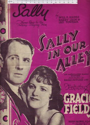 Sally - Old Sheet Music by Keith Prowse