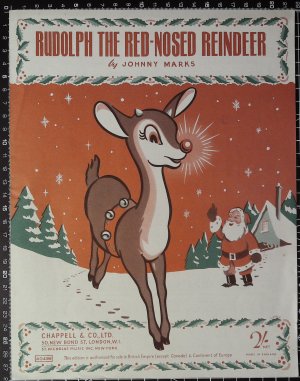 Rudolph the red-nosed reindeer - Old Sheet Music by Chappell