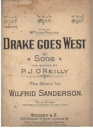 Drake goes west - Old Sheet Music by Boosey