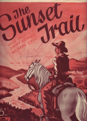 The sunset trail - Old Sheet Music by Peter Maurice