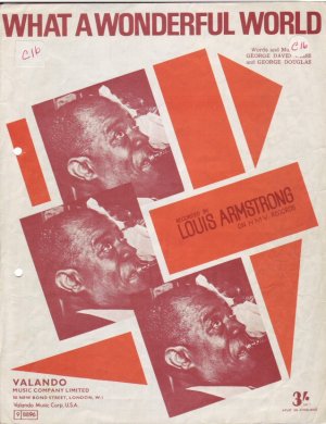 What a wonderful world - Old Sheet Music by Valando