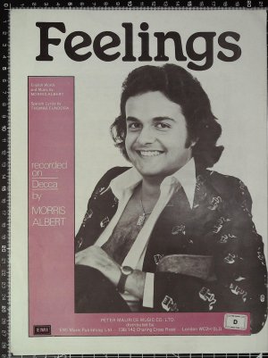 Feelings - Old Sheet Music by Peter Maurice