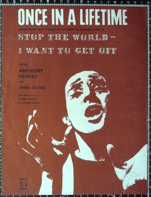 Once in a lifetime - Old Sheet Music by Essex