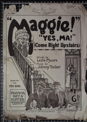 Maggie yes ma - Old Sheet Music by Francis Day & Hunter