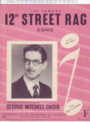 12th Street Rag - Old Sheet Music by Chappell