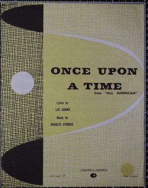 Once upon a time a girl with moonlight in her eyes - Old Sheet Music by Chappell