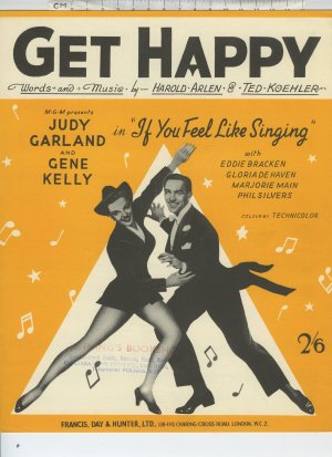 Get happy - Old Sheet Music by Francis Day & Hunter