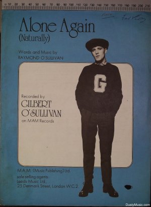 Alone again - Old Sheet Music by Leeds
