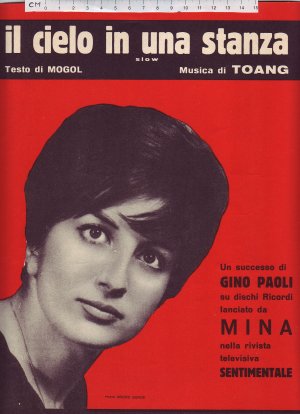 Il cielo in una stanza - Old Sheet Music by Edizioni Musicali Fama