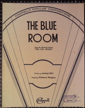 The blue room - Old Sheet Music by Chappell