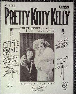 Pretty Kitty Kelly - Old Sheet Music by Lawrence Wright