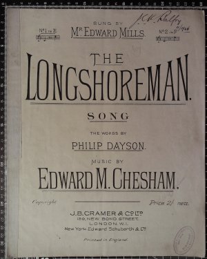 The Longshoreman - Old Sheet Music by J B Cramer & Co Ltd