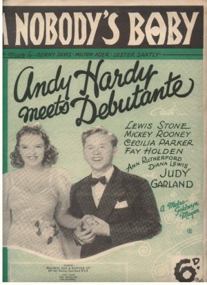 I'm nobody's baby - Old Sheet Music by Francis Day & Hunter