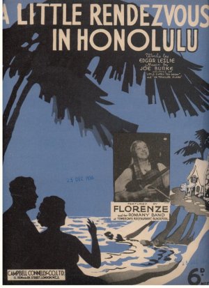 A little rendezvous in Honolulu - Old Sheet Music by Campbell Connelly