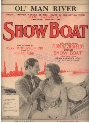Ol' man river - Old Sheet Music by Chappell