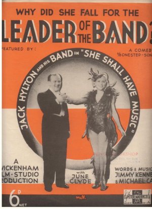 Leader of the band - Old Sheet Music by Peter Maurice