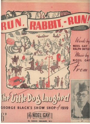Run rabbit run - Old Sheet Music by Noel Gay