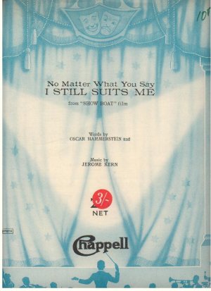 I still suits me - Old Sheet Music by Chappell