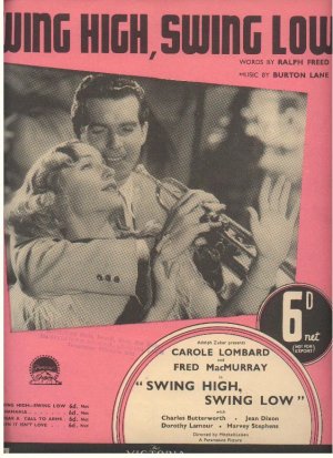 Swing high swing low - Old Sheet Music by Victoria