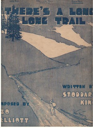 There's a long long trail - Old Sheet Music by West