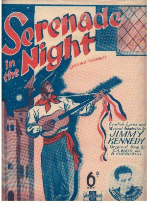 Serenade in the night - Old Sheet Music by Peter Maurice