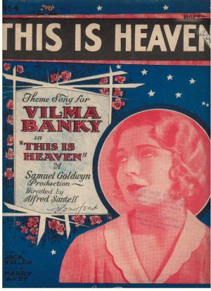 This is heaven - Old Sheet Music by Lawrence Wright