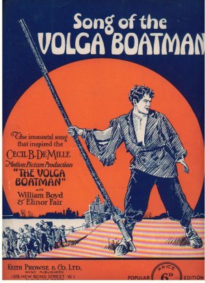 Song of the Volga boatman - Old Sheet Music by Prowse