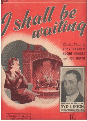 I shall be waiting - Old Sheet Music by Dash