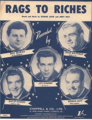 Rags to riches - Old Sheet Music by Chappell