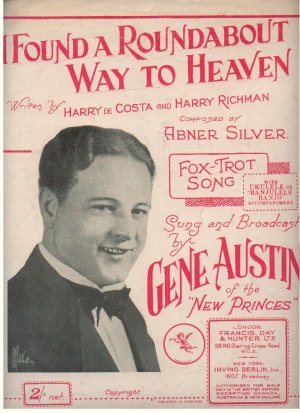 I found a roundabout way to heaven - Old Sheet Music by Francis Day & Hunter