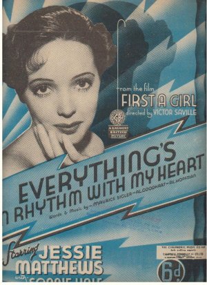 Everything's in rhythm with my heart - Old Sheet Music by Campbell Connelly