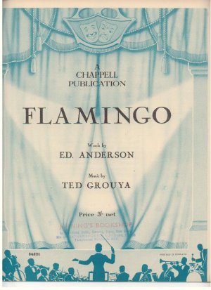 Flamingo - Old Sheet Music by Chappell