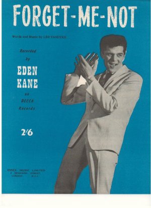 Forget me not - Old Sheet Music by Essex