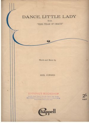Dance little lady - Old Sheet Music by Chappell