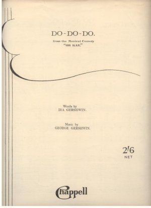 Do do do - Old Sheet Music by Chappell