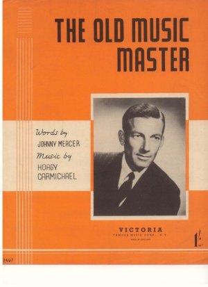 The old music master - Old Sheet Music by Victoria