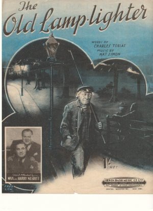 The old lamp lighter - Old Sheet Music by Dash