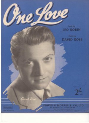 One love - Old Sheet Music by Morris