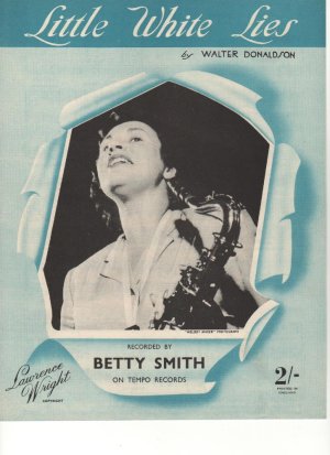 Little white lies - Old Sheet Music by Lawrence Wright