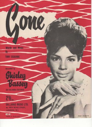 Gone - Old Sheet Music by Gallahad