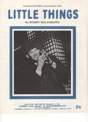 Little things - Old Sheet Music by United Artists