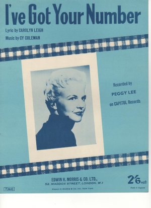I've got your number - Old Sheet Music by Morris