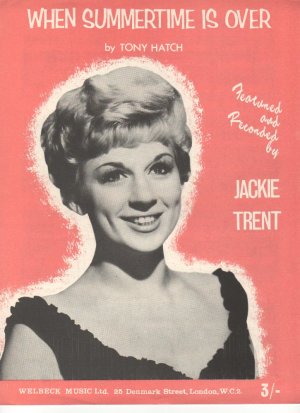 When summertime is over - Old Sheet Music by Welbeck