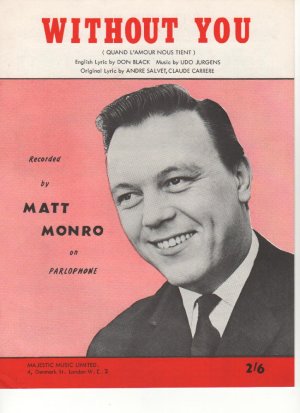 Without you - Old Sheet Music by Majestic