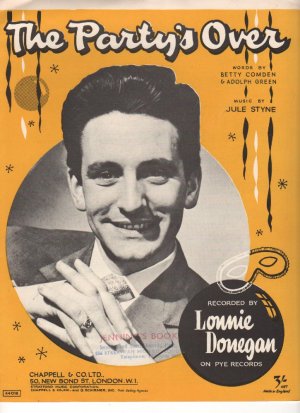 The party's over - Old Sheet Music by Chappell
