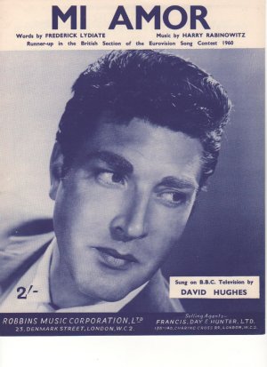 Mi amor - Old Sheet Music by Robbins