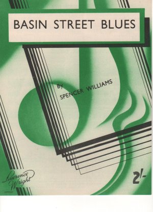 Basin street blues - Old Sheet Music by Lawrence Wright